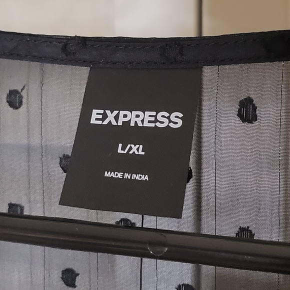 Express Sheer Swiss Dot Kimono Cover-Up L/XL NWT - Picture 13 of 16